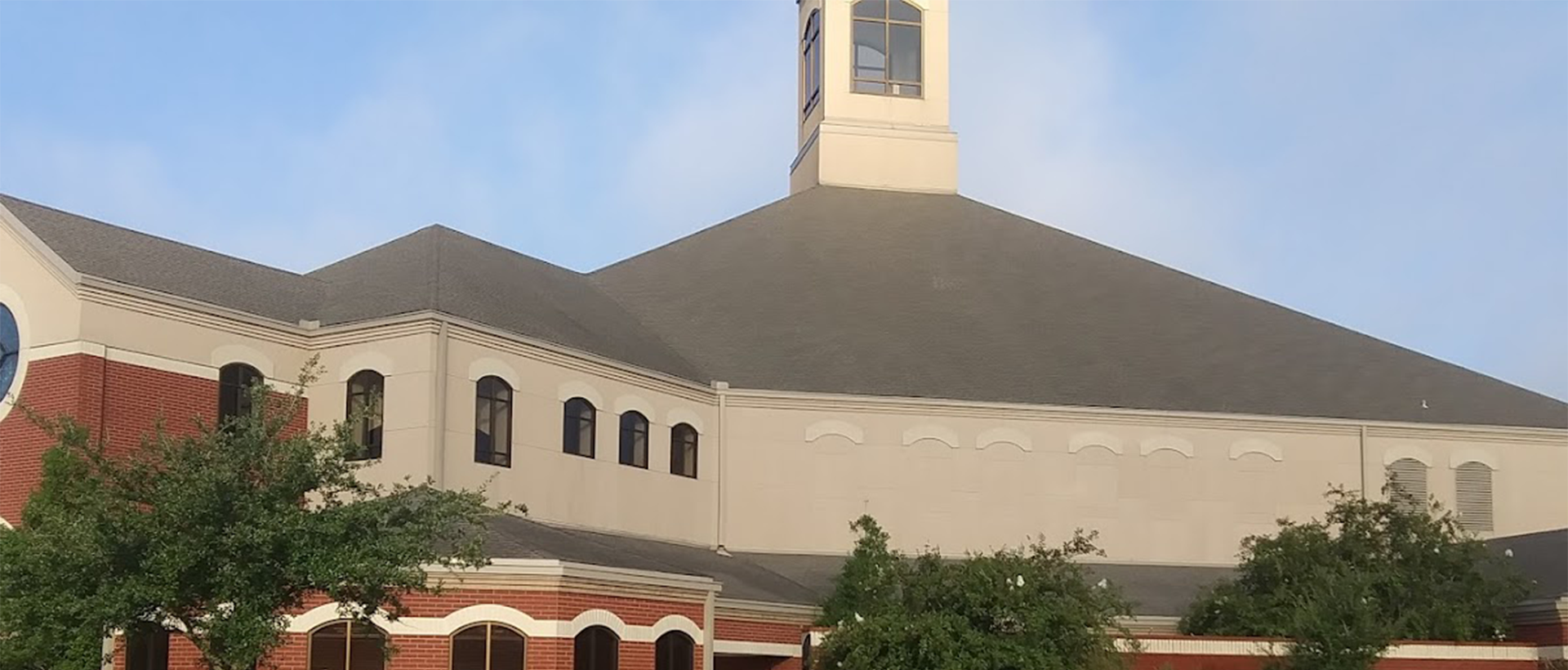 Commercial Roofing done by Schulte Roofing for Christ Church in College Station Texas